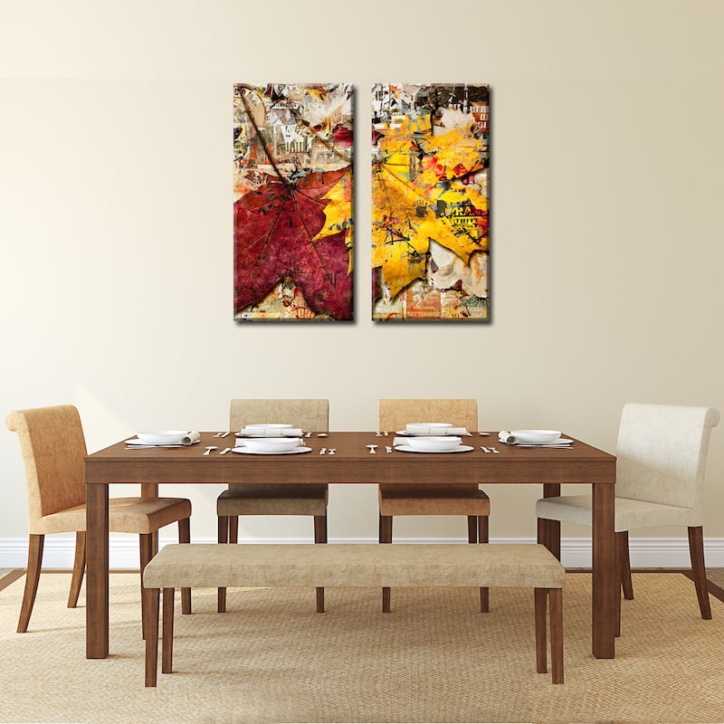Ready2HangArt 'Fall Ink XVII' Canvas Wall Art