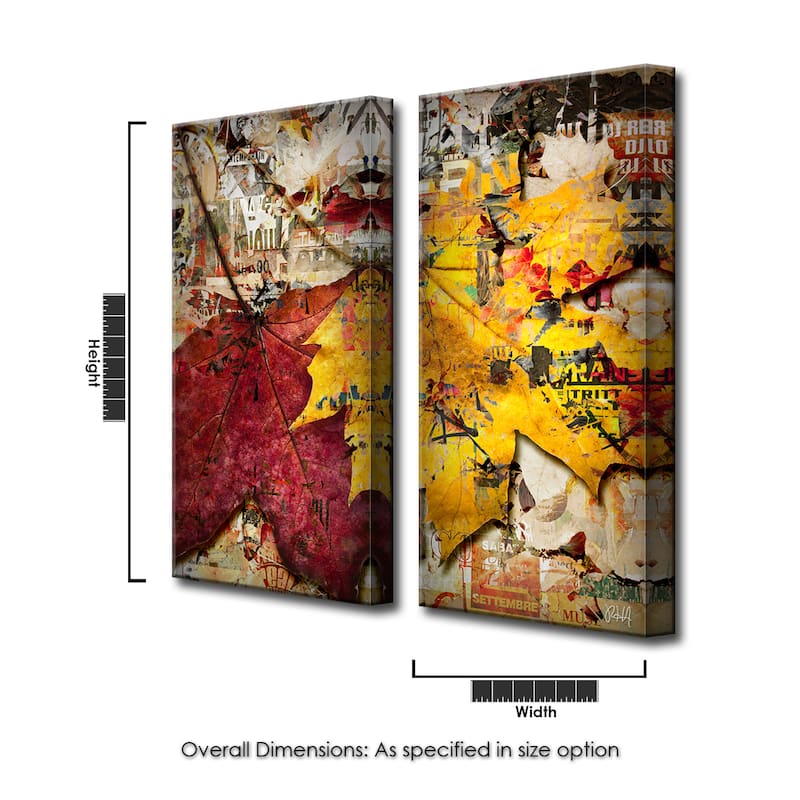 Ready2HangArt 'Fall Ink XVII' Canvas Wall Art