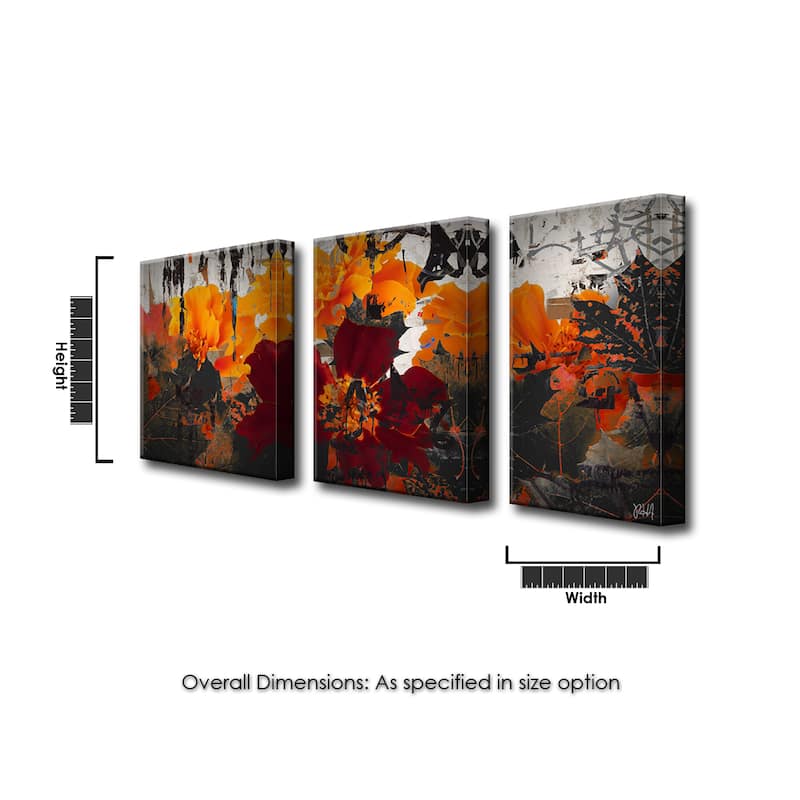 Ready2HangArt 'Fall Ink XV' Canvas Wall Art