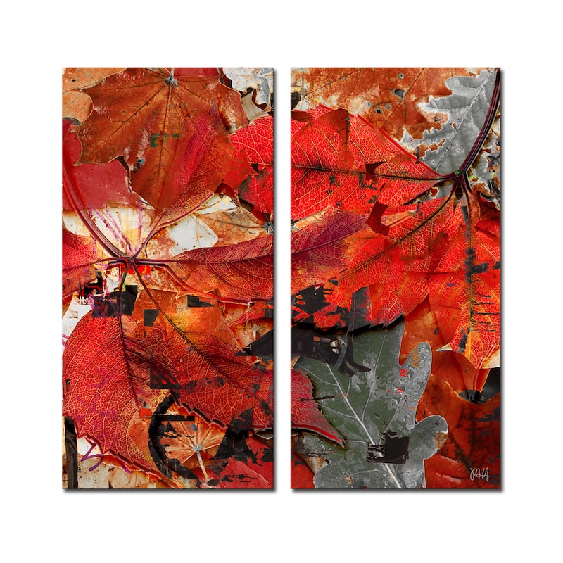Ready2HangArt 'Fall Ink XIX' Canvas Wall Art