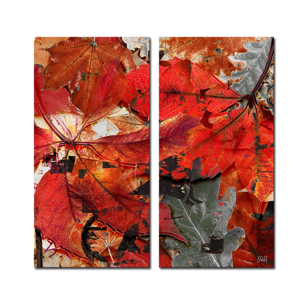 Ready2HangArt 'Fall Ink XIX' Canvas Wall Art