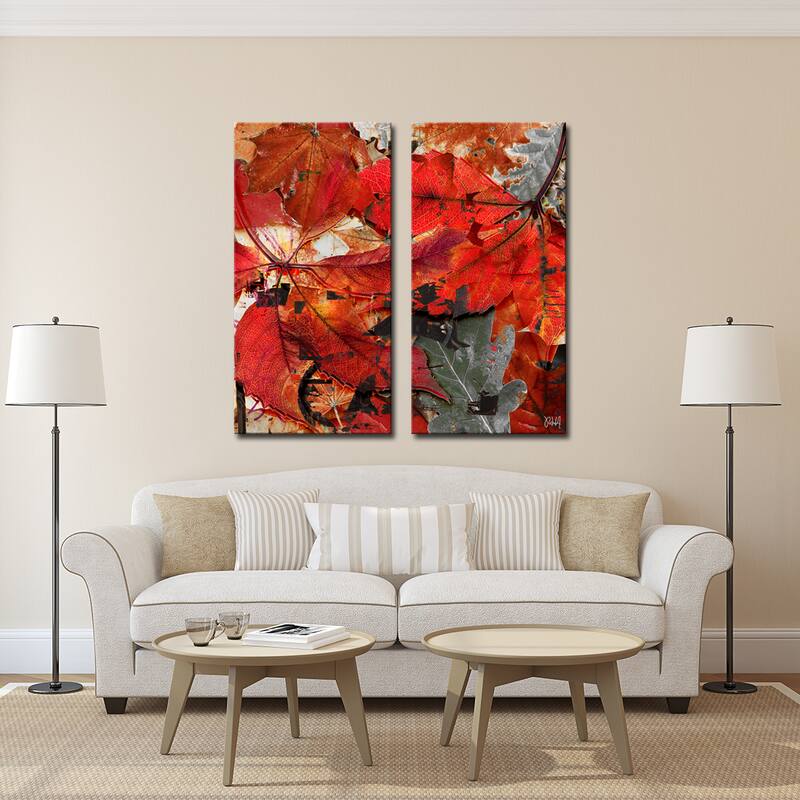 Ready2HangArt 'Fall Ink XIX' Canvas Wall Art