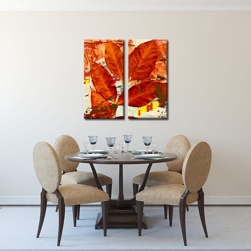Ready2HangArt 'Fall Ink XIII' Canvas Wall Art
