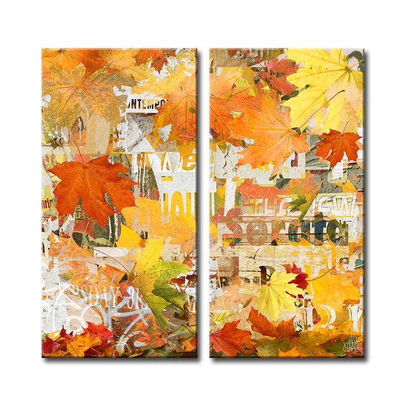 Ready2HangArt 'Fall Ink XI' Canvas Wall Art