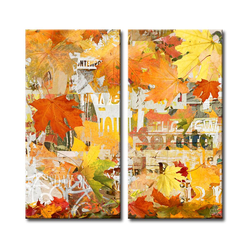Ready2HangArt 'Fall Ink XI' Canvas Wall Art