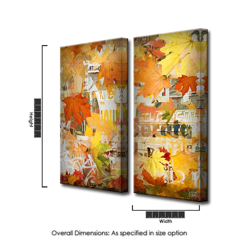 Ready2HangArt 'Fall Ink XI' Canvas Wall Art