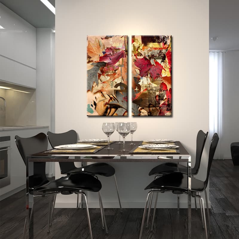 Ready2HangArt 'Fall Ink VIII' Canvas Wall Art