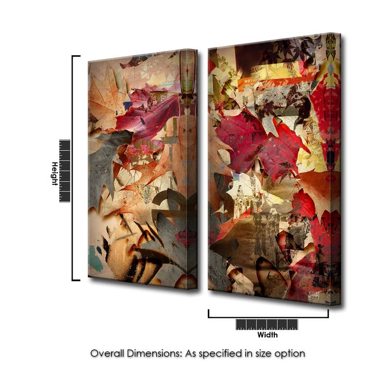Ready2HangArt 'Fall Ink VIII' Canvas Wall Art
