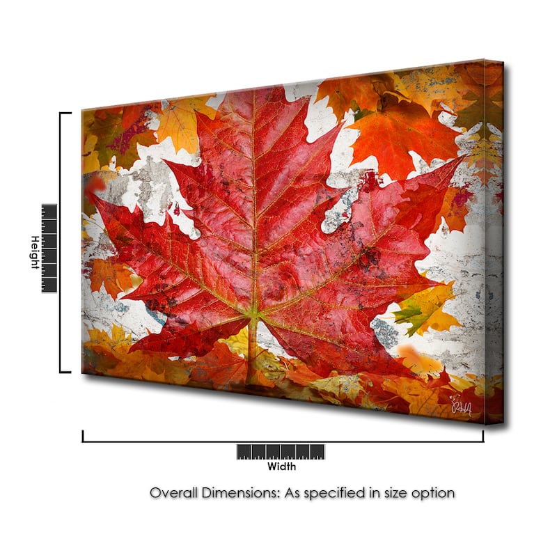 Ready2HangArt 'Fall Ink XVXII' Canvas Wall Art