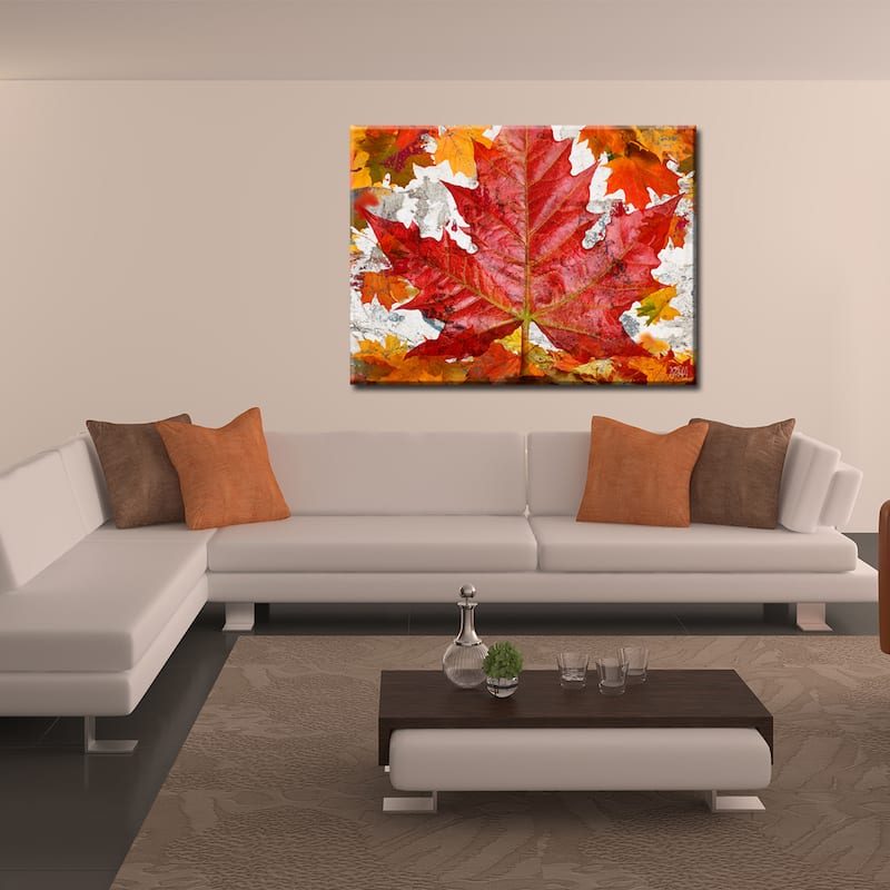 Ready2HangArt 'Fall Ink XVXII' Canvas Wall Art