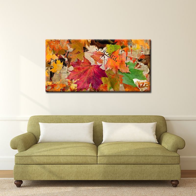Ready2HangArt 'Fall Ink XX' Canvas Wall Art