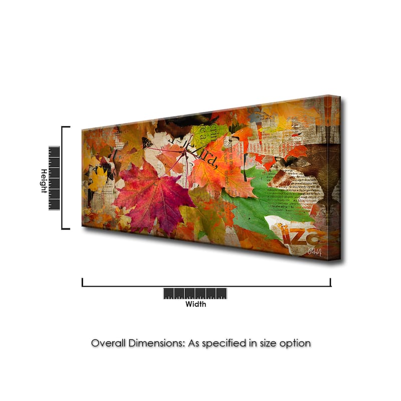 Ready2HangArt 'Fall Ink XX' Canvas Wall Art