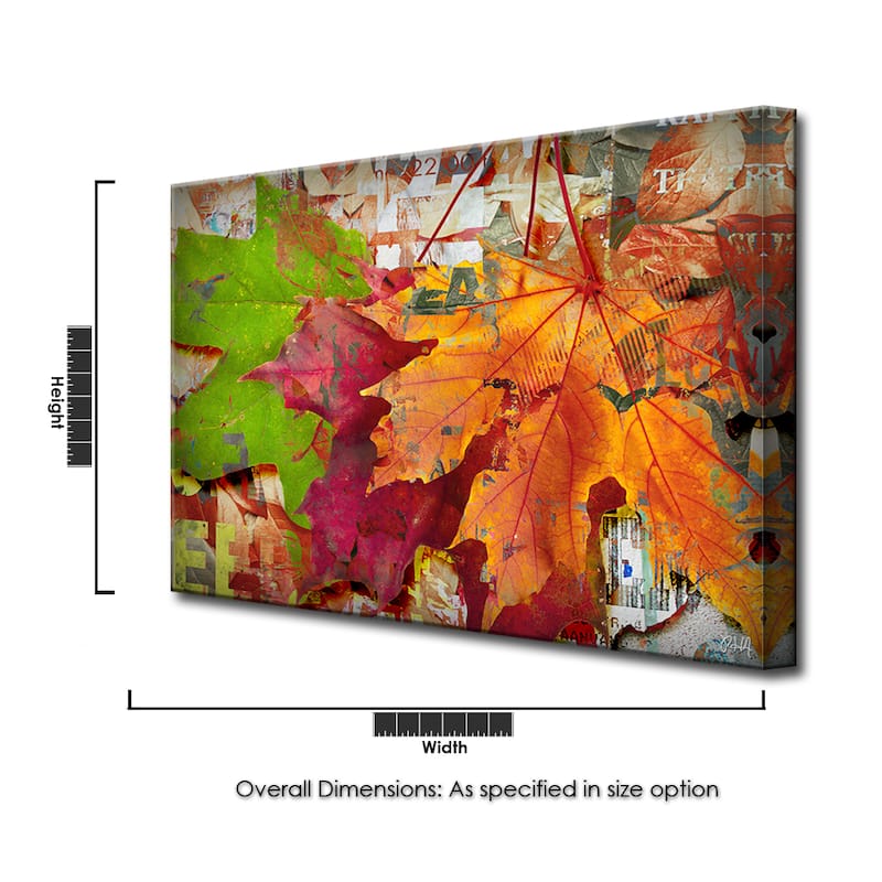 Ready2HangArt 'Fall Ink XVIII' Canvas Wall Art