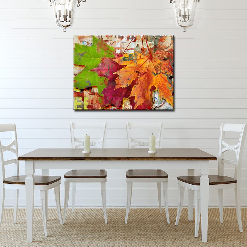 Ready2HangArt 'Fall Ink XVIII' Canvas Wall Art