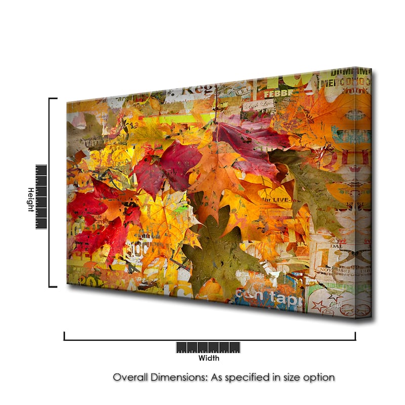 Ready2HangArt 'Fall Ink XVI' Canvas Wall Art