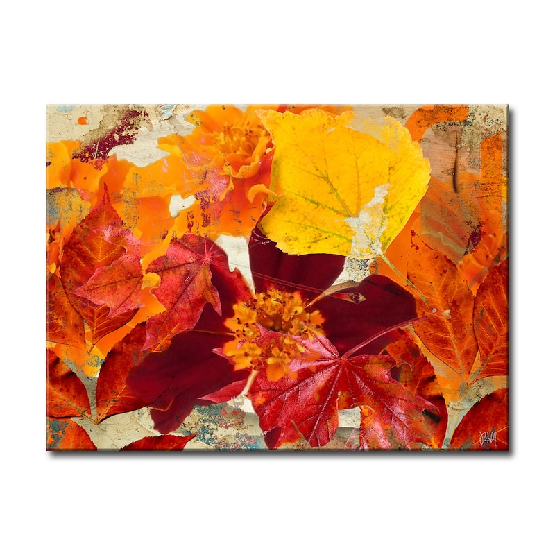 Ready2HangArt 'Fall Ink XII' Canvas Wall Art - 40" W x 30" H