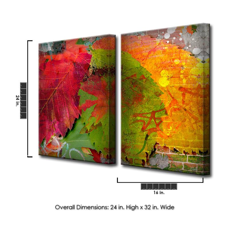 Ready2HangArt 'Fall Ink III' Canvas Wall Art