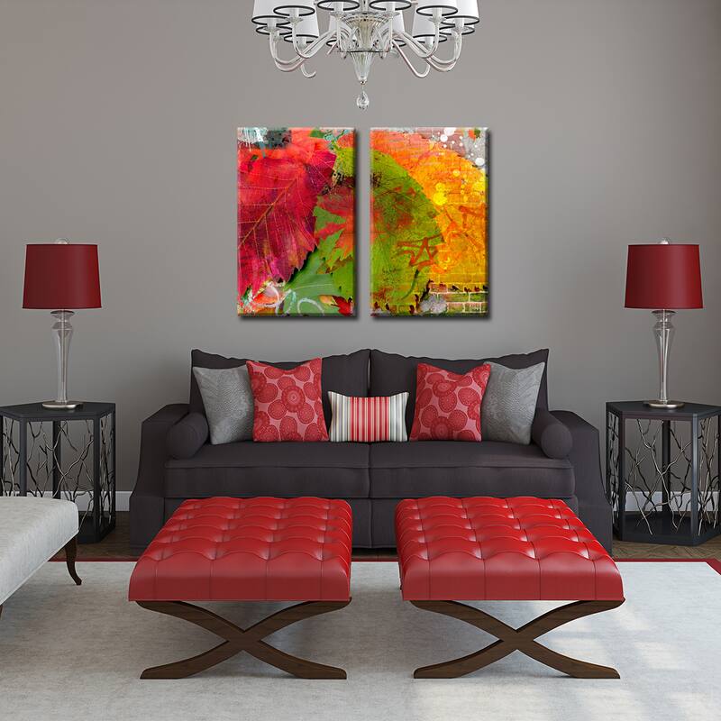 Ready2HangArt 'Fall Ink III' Canvas Wall Art
