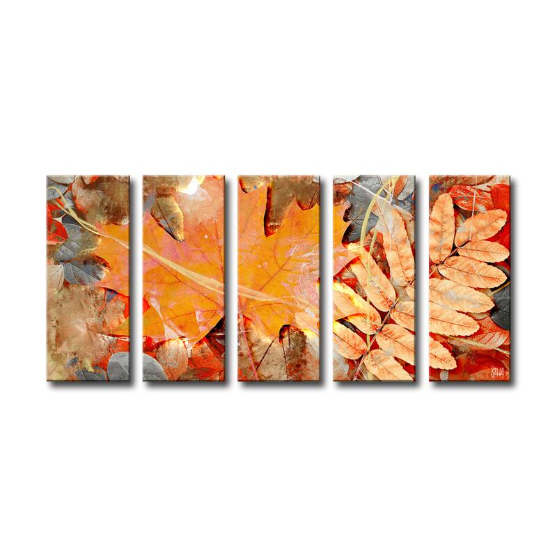 Ready2HangArt 'Fall Ink III' 5-Pc Canvas Wall Art Set