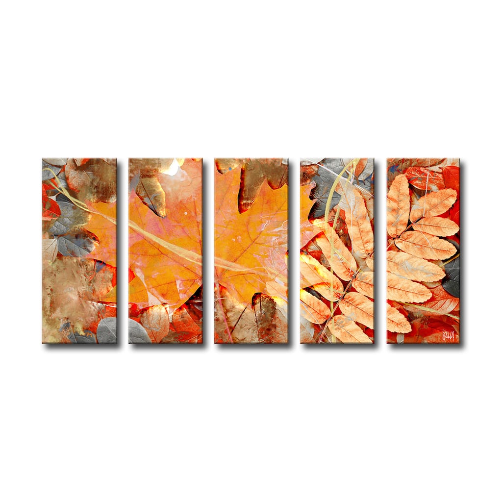 Ready2HangArt 'Fall Ink III' 5-Pc Canvas Wall Art Set