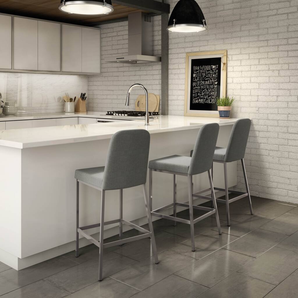 Amisco Spoon Metal Counter Stool