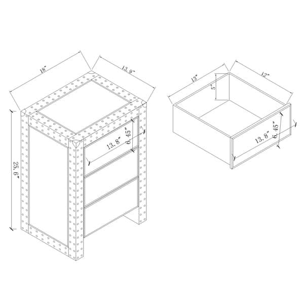 Baxton Studio Azura Modern and Contemporary Hollywood Regency Glamour Style Nightstand Bedside Table Baxton Studio Azura Modern and Contemporary Hollywood Regency Glamour Style Nightstand Bedside Table