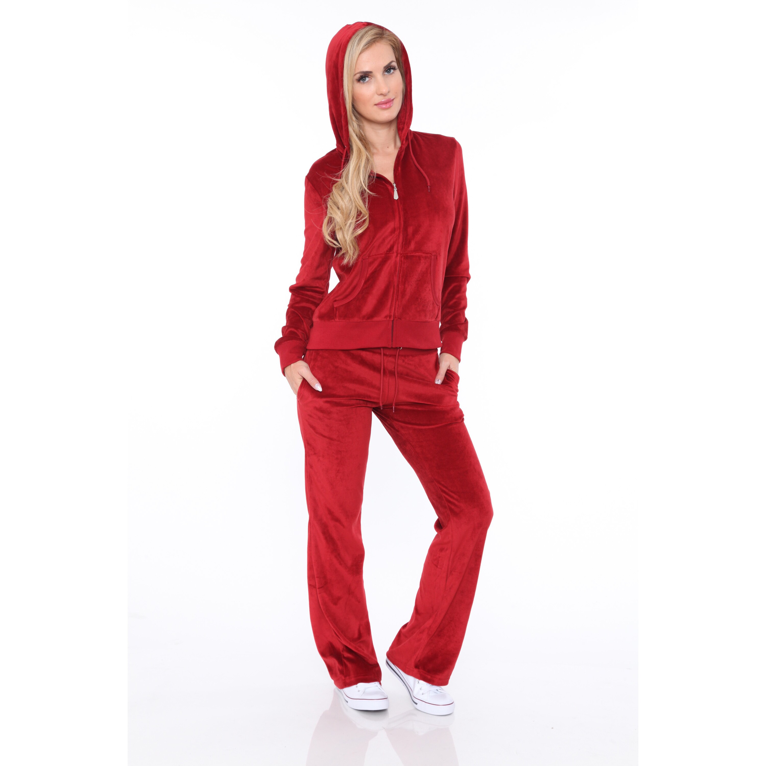 velour womens suit
