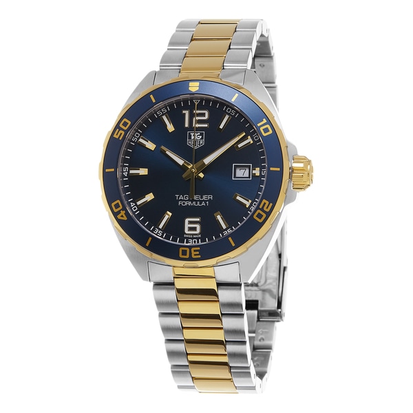 tag heuer formula 1 blue chronograph men's watch
