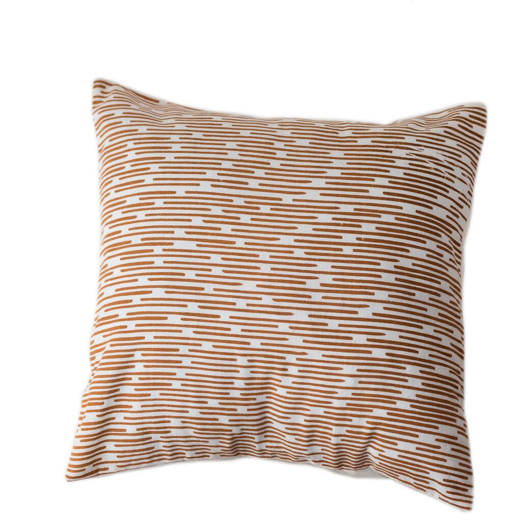 Burnt Channels Small Pillow