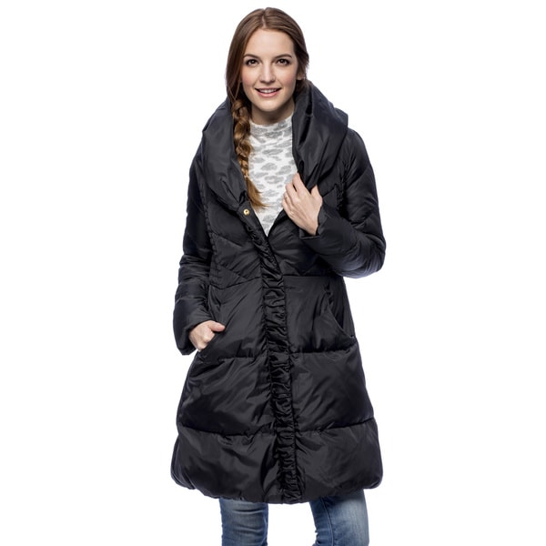 Via Spiga Women's Warm Down-Filled Coat - 17743279 - Overstock.com ...