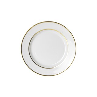 10 Strawberry Street Gold Double Line Bread and Butter Plate (Set of 6)