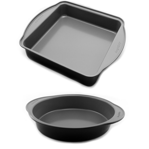 Shop Earthchef Round and Square Cake Pan Set Free Shipping On Orders