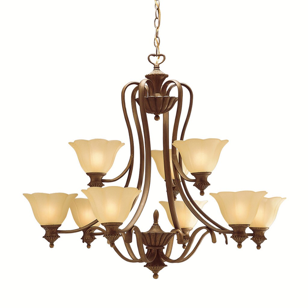 Traditional 9-light Parisian Bronze Chandelier - Chandeliers For Bedrooms by Overstock.com
