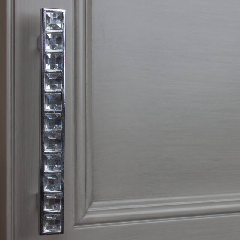 GlideRite 5.25-inch K9 Crystal Cabinet Pulls with 3.75 Screw Spacing (Pack of 10 or 25)