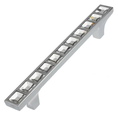 GlideRite 5.25-inch K9 Crystal Cabinet Pulls with 3.75 Screw Spacing (Pack of 10 or 25)