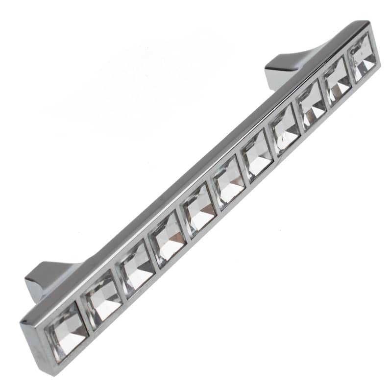 GlideRite 5.25-inch K9 Crystal Cabinet Pulls with 3.75 Screw Spacing (Pack of 10 or 25)