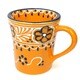 preview thumbnail 4 of 9, Handmade Mango Encantada Pottery Flared Cups, Set of 2 (Mexico)