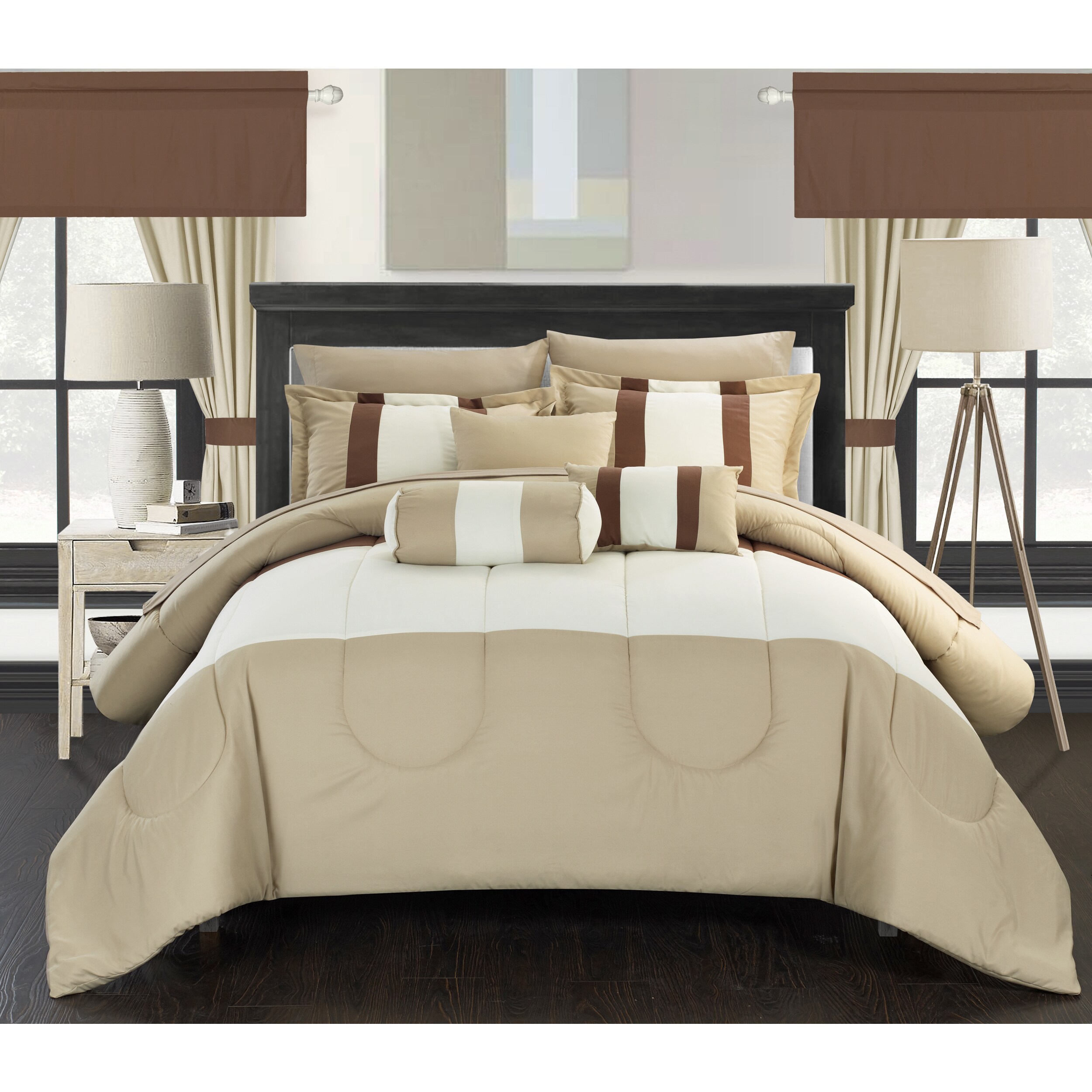 Chic Home 20 piece Whitehall plete Bed in a Bag forter Set