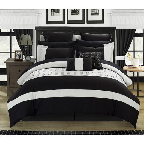 Porch & Den Oldfield Black 25-piece Bed-in-a-bag