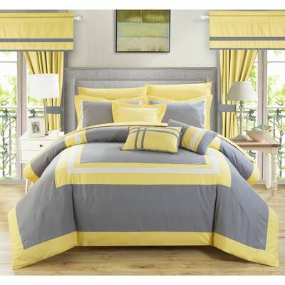 Copper Grove Minesing 20-piece Color Blocked Bed in Bag Set