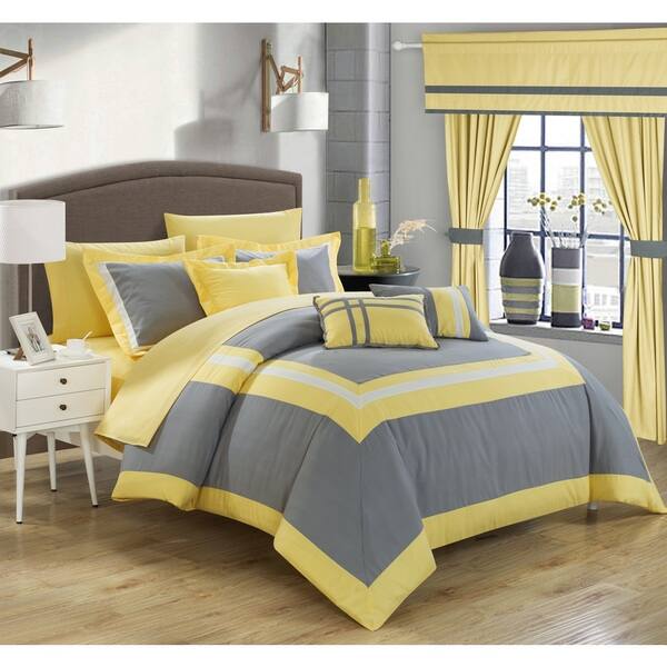 Shop Copper Grove Minesing 20 Piece Color Blocked Comforter Set