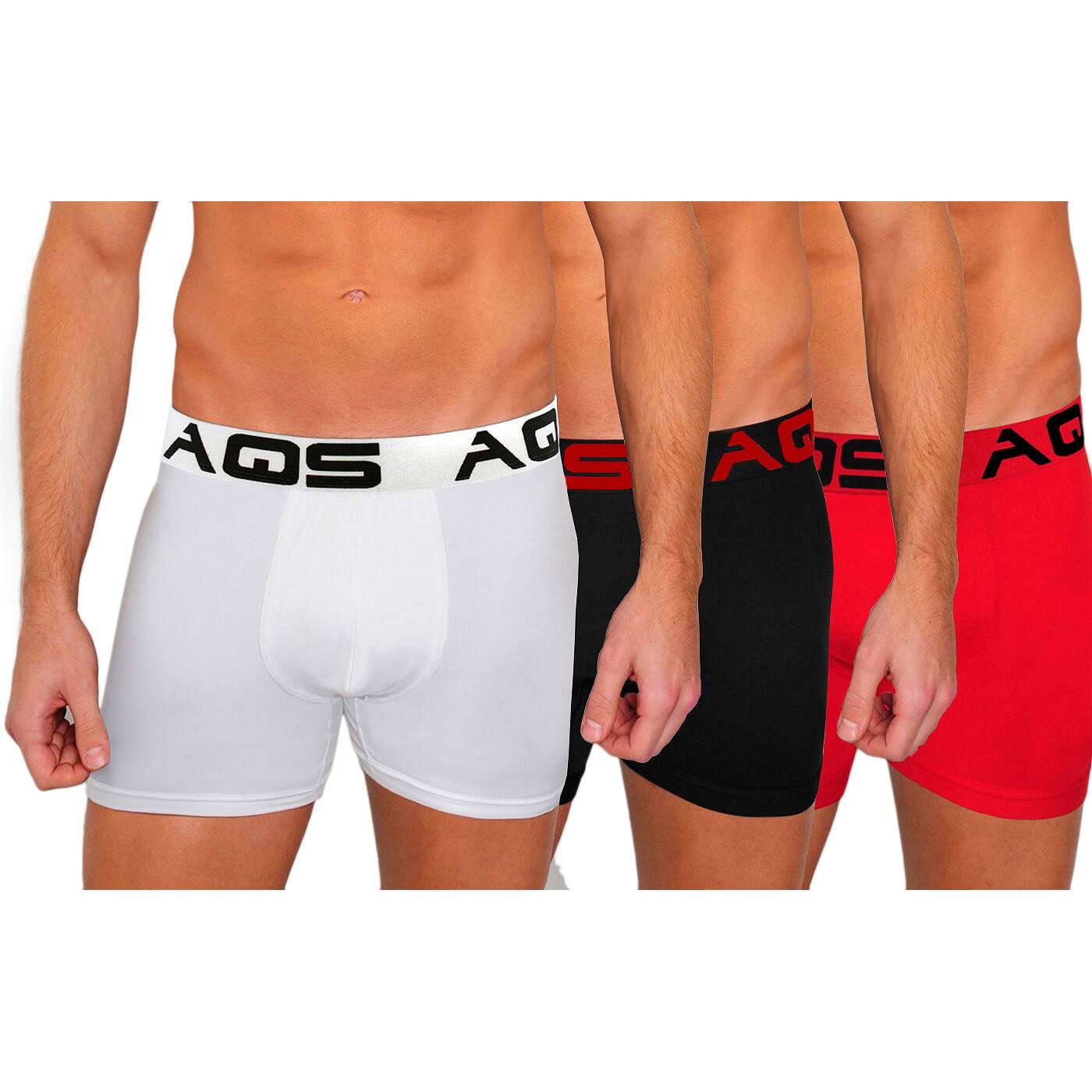 aqs men's colorful boxer briefs