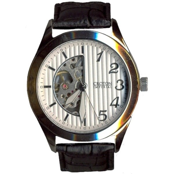 croton skeleton watch