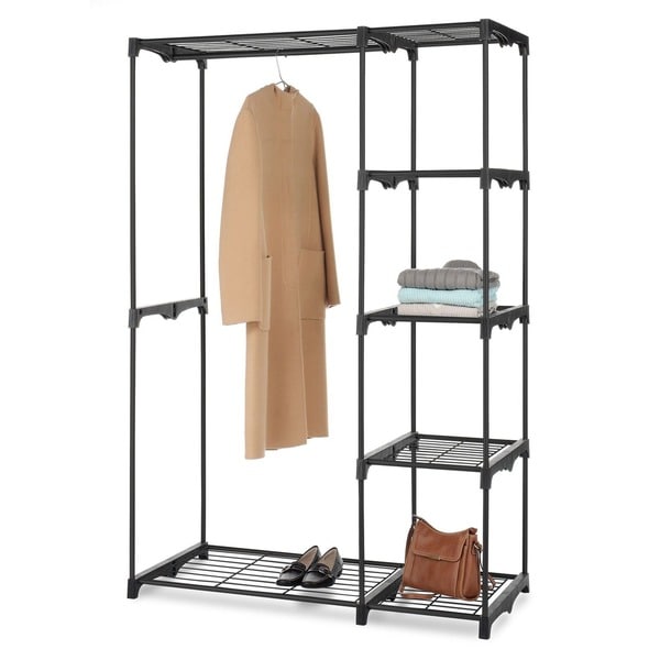 New 68 Closet Clothes Storage Organizer Wardrobe Rack Shelves