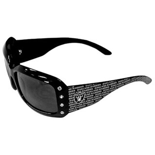 Oakland Raiders NFL Women's Designer Bling Sunglasses
