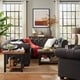 preview thumbnail 4 of 33, Knightsbridge Scrolled Arm Chesterfield Sectional by iNSPIRE Q Artisan Dark Grey Linen