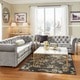 preview thumbnail 5 of 38, Knightsbridge Chesterfield L-shaped Sectional by iNSPIRE Q Artisan