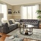 preview thumbnail 6 of 38, Knightsbridge Chesterfield L-shaped Sectional by iNSPIRE Q Artisan