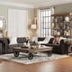 preview thumbnail 2 of 38, Knightsbridge Chesterfield L-shaped Sectional by iNSPIRE Q Artisan