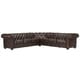 preview thumbnail 11 of 38, Knightsbridge Chesterfield L-shaped Sectional by iNSPIRE Q Artisan